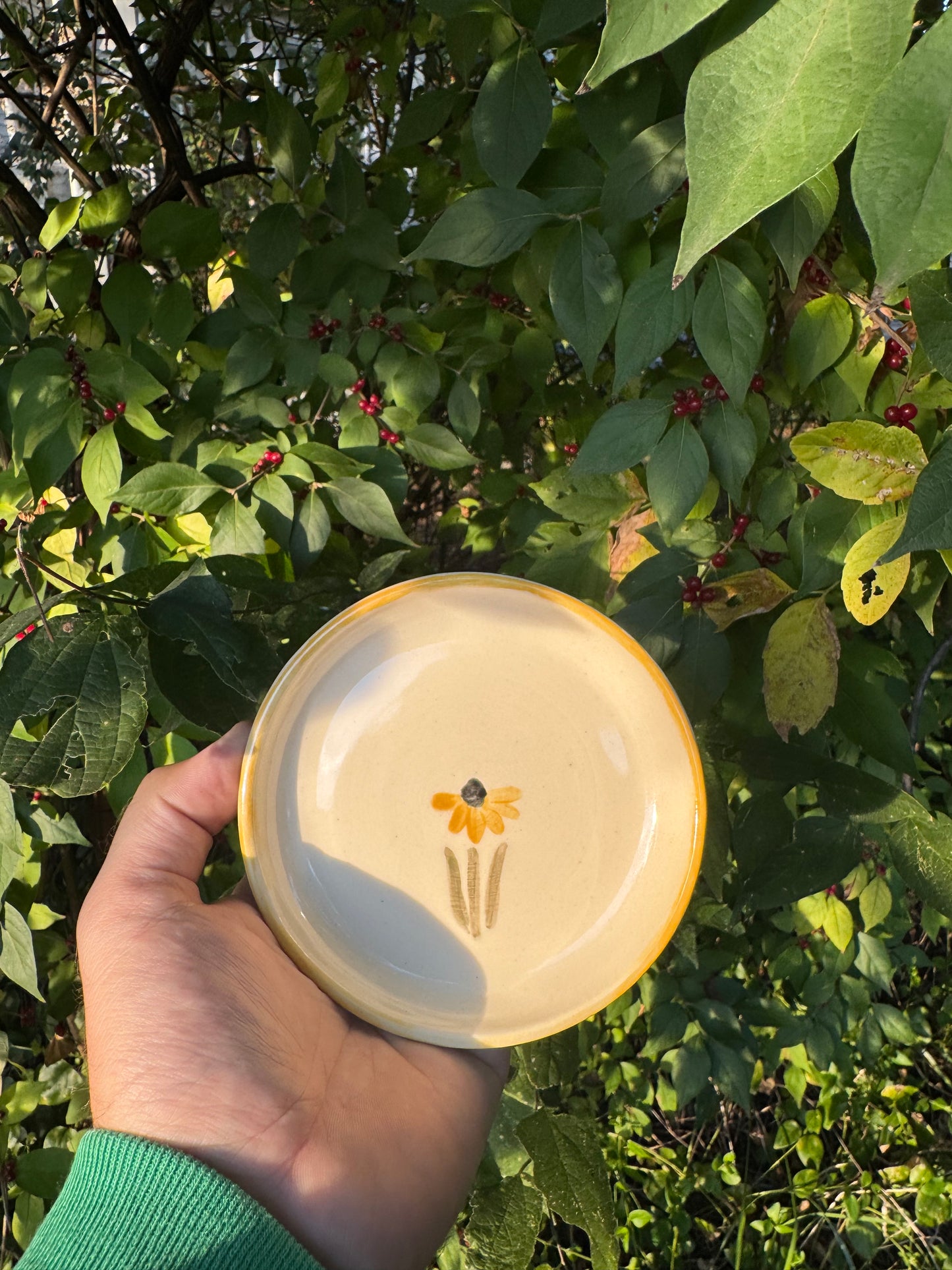 Kimly Ceramics - Black Eyed Susans Catch All