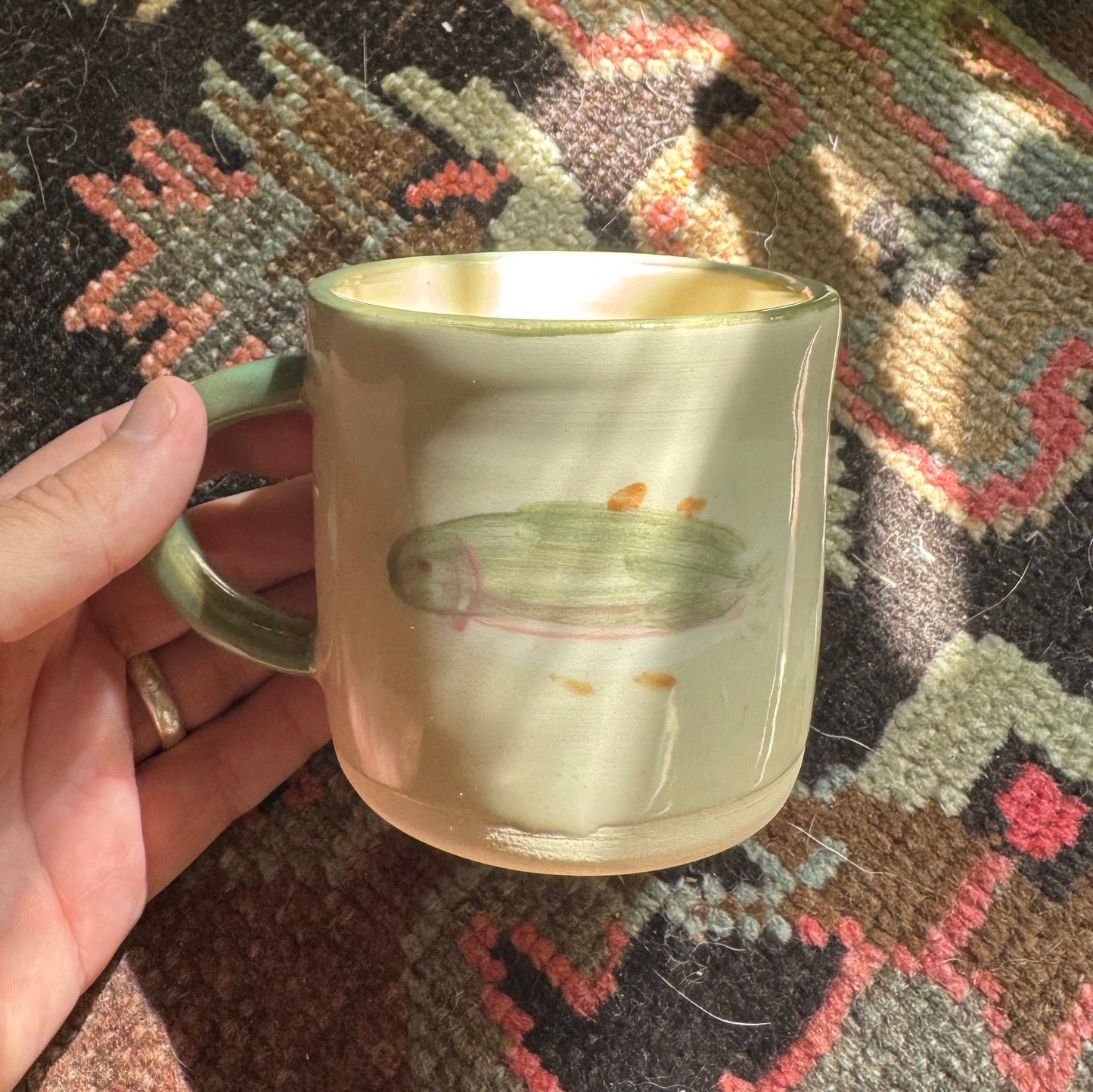 Kimly Ceramics - Trout Painted Mug