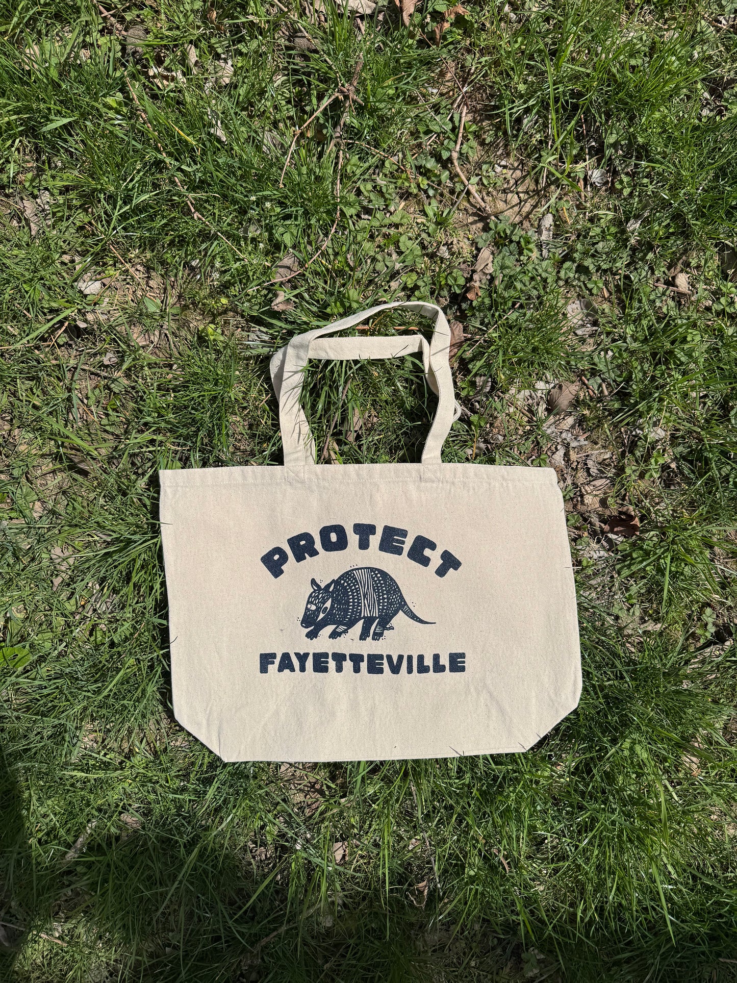 Protect Fayetteville Armadillo Tote