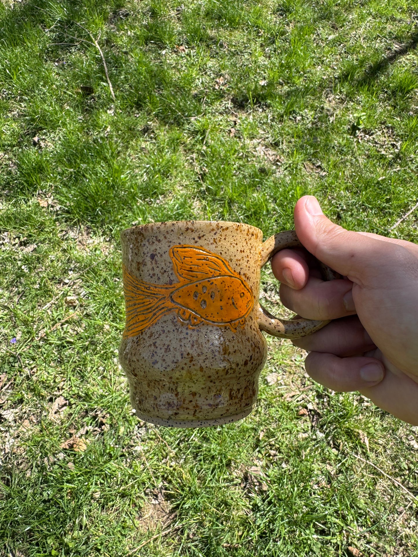 Spooky Ceramics - Goldfish Mug