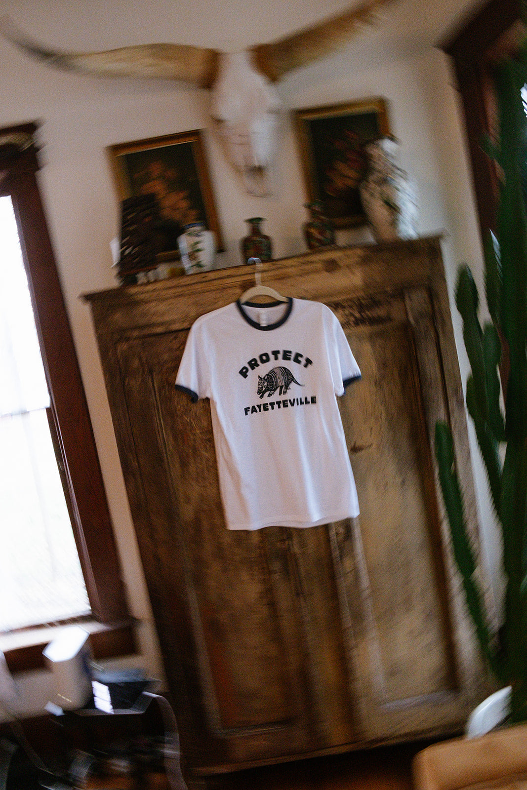 Protect Fayetteville Navy Ringer Tee