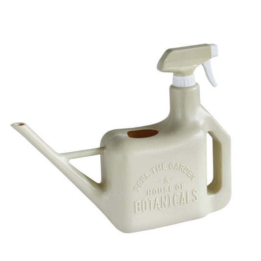 Watering Can with Spray Nozzle - Cream