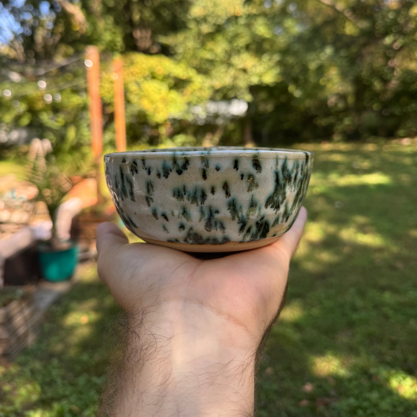 Sam - Small Evergreen Speckled Catch All