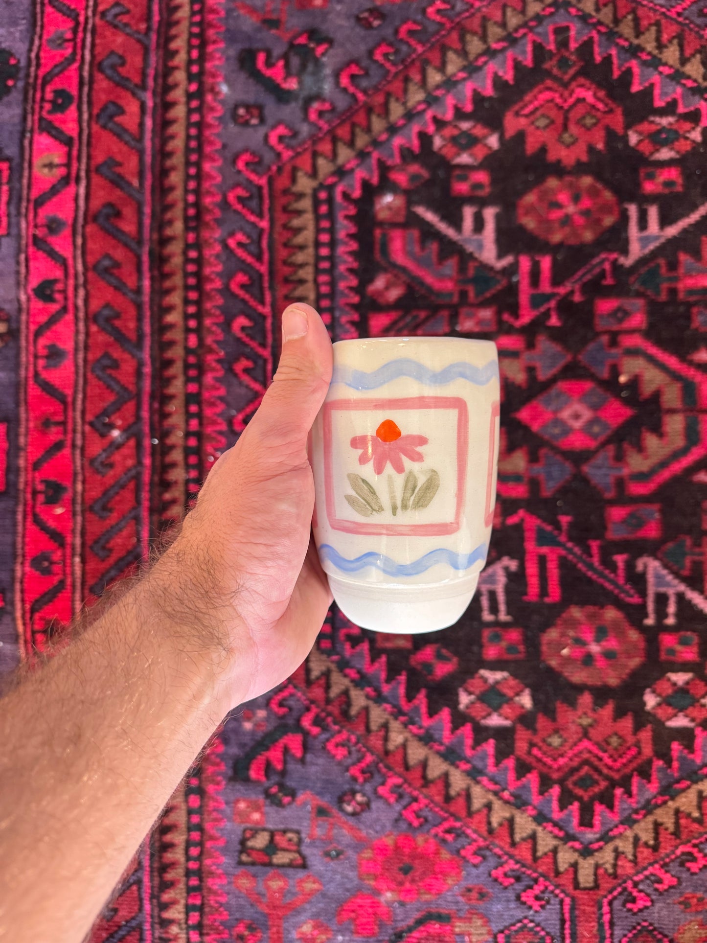 Kimly Ceramics - Motif Painted Sipper Mug