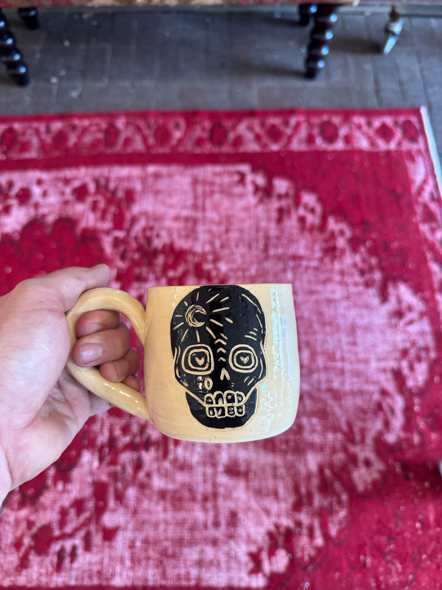 Spooky Ceramics - Skull Mug