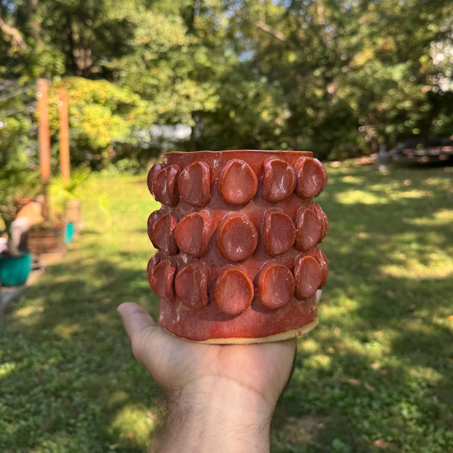 Sam - Modern Salmon Vase