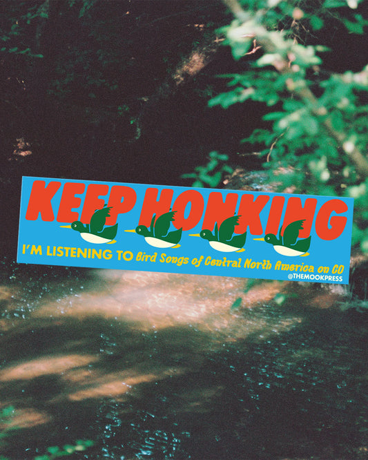 I'm Listening to Bird Songs Bumper Magnet by The Mook Press