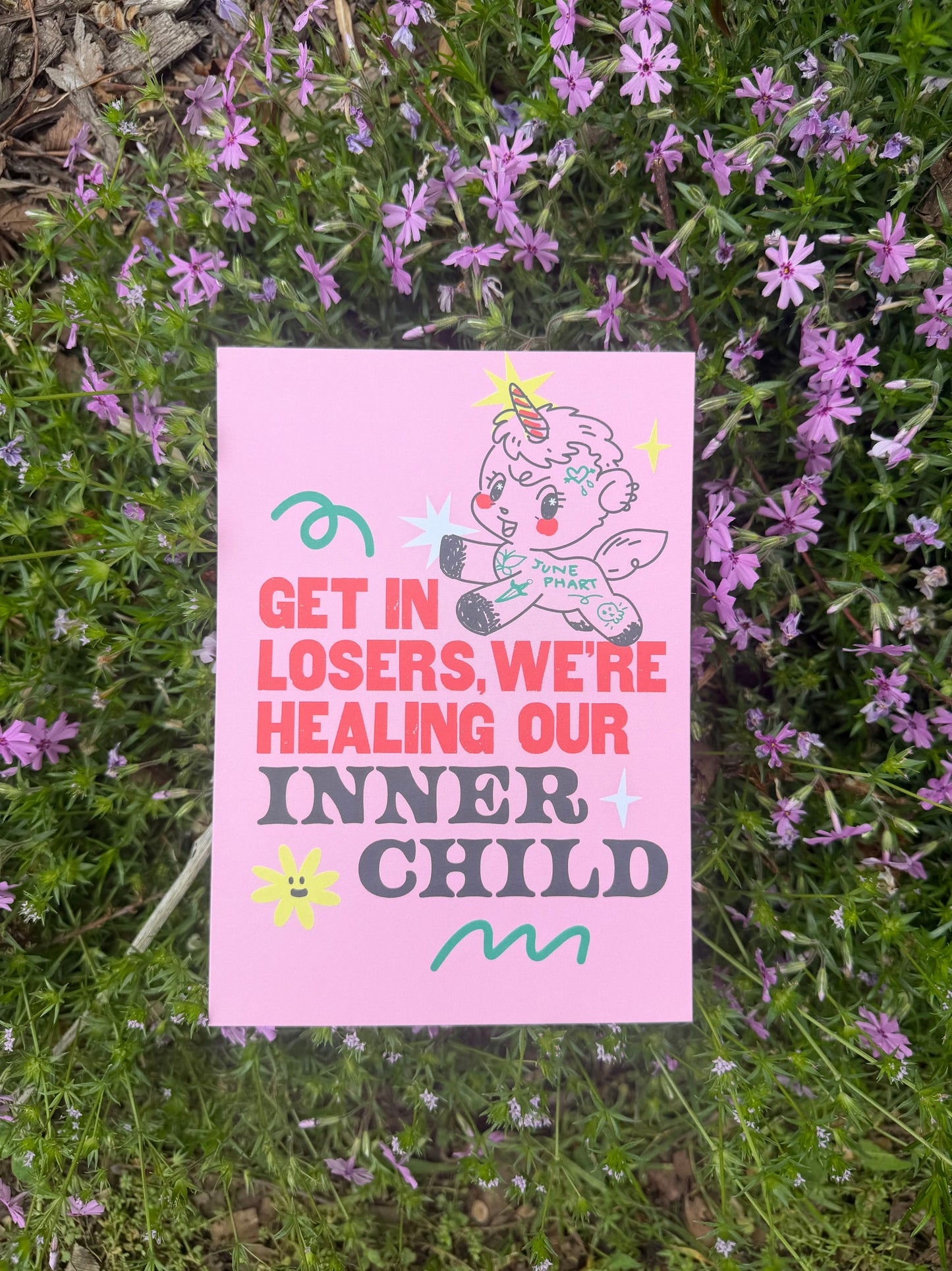 Healing Our Inner Child 5x7" Print by June Phart