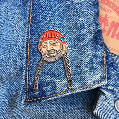 Willie Braids Pin