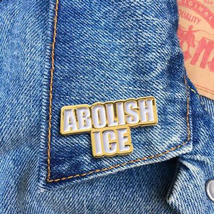 Abolish ICE Pin 
