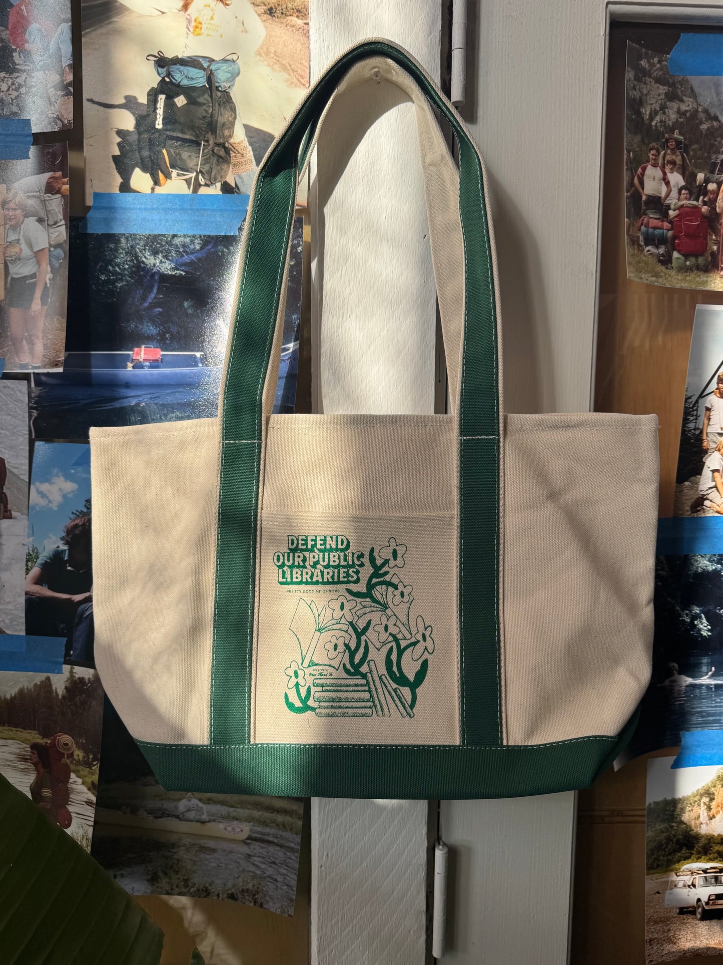 Defend Our Public Library FPL Tote