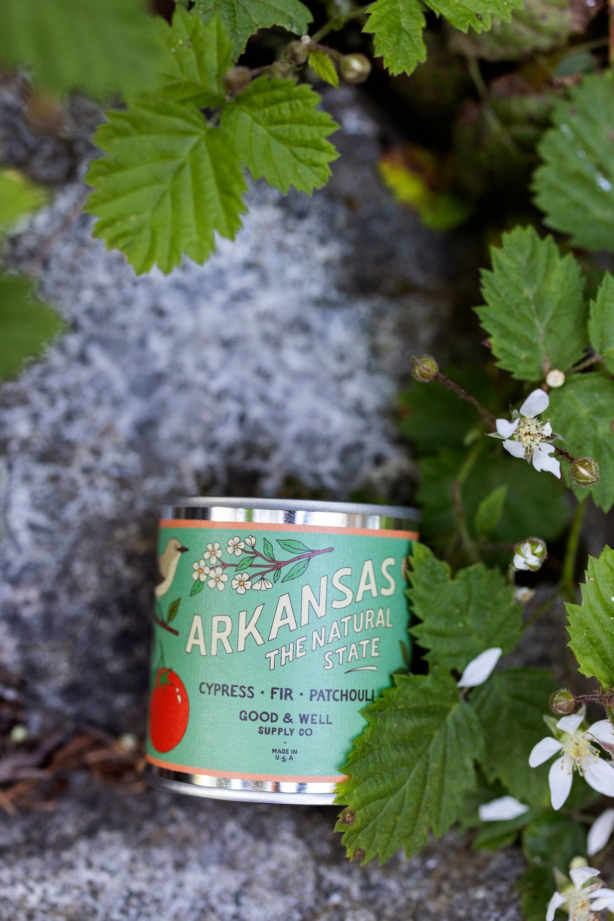 Arkansas State Soy Candle : 1/2 Pint / Cotton Wick