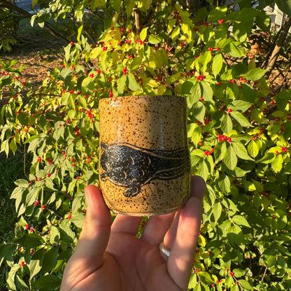 Spooky Ceramics - Tadpole Thumb Cup