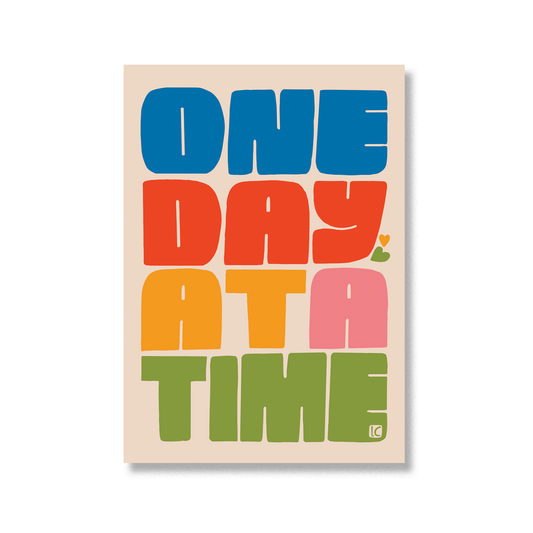 Lisa Condgon - One Day at a Time Large Sticker