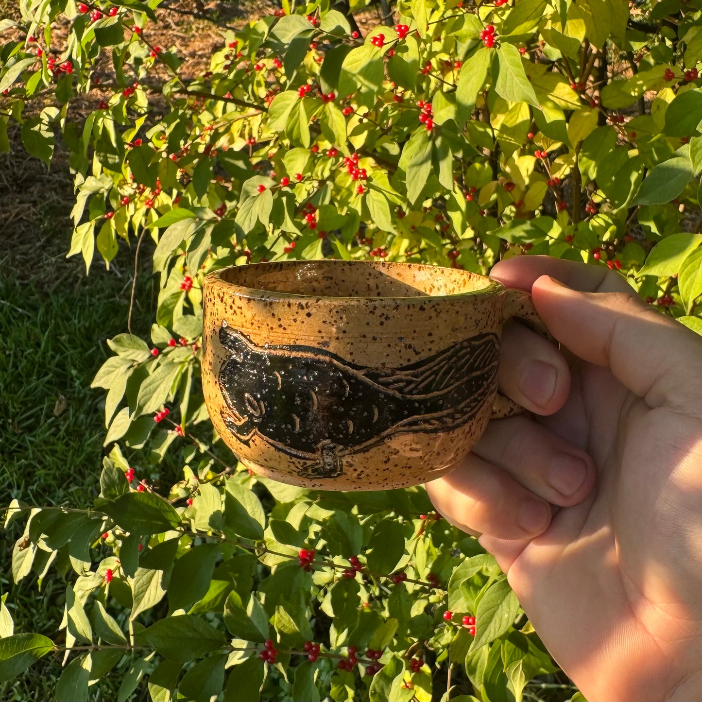 Spooky Ceramics - Tadpole Espresso Mug