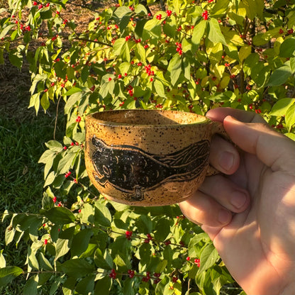 Spooky Ceramics - Tadpole Espresso Mug