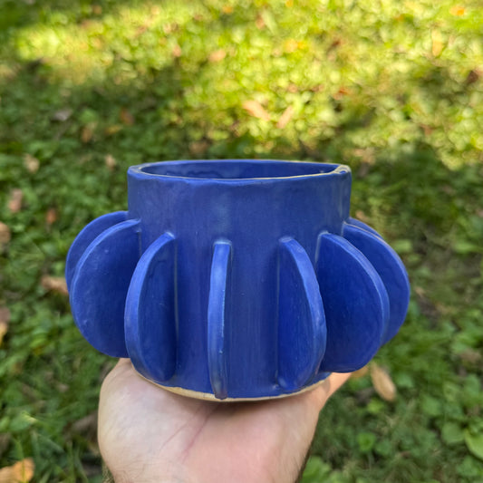 Sam - Modern Blue Vase