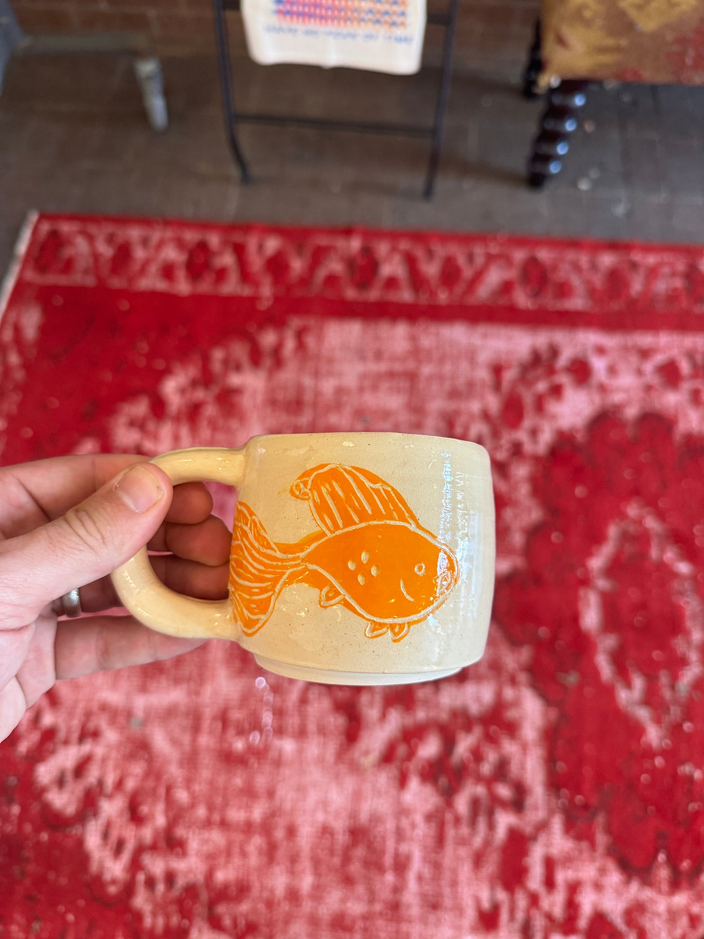 Spooky Ceramics - Goldfish Mug