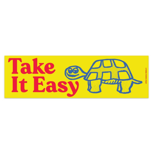 Three Potato Four - Take It Easy Bumper Magnet