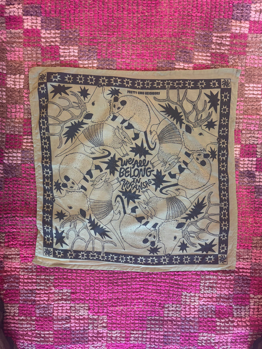 We All Belong in Arkansas Sage Bandana