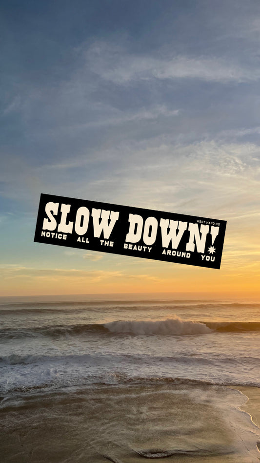 Slow Down Bumper Magnet by West Hand Co.