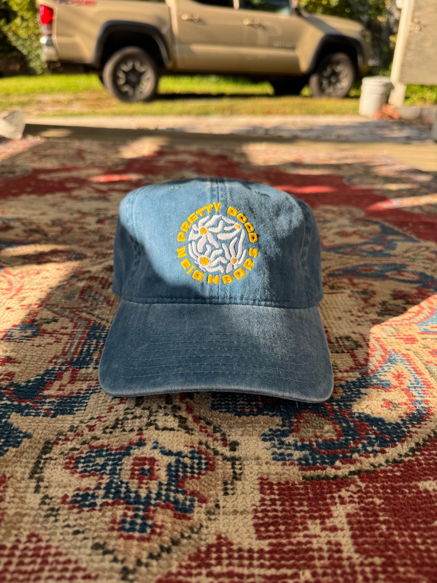 Pretty Good Neighbors Denim Dad Cap