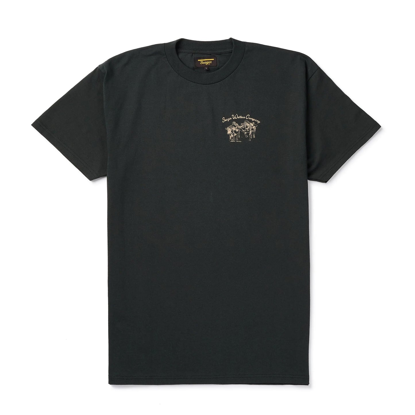 Seager Los Rios Tee - Vintage Black