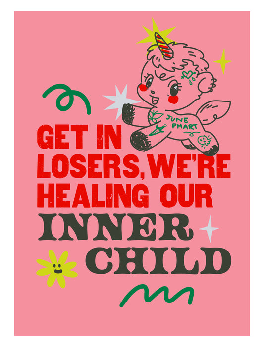 Healing Our Inner Child 5x7" Print by June Phart