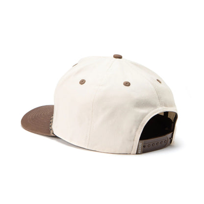 Seager Branded Snapback - Khaki/Brown