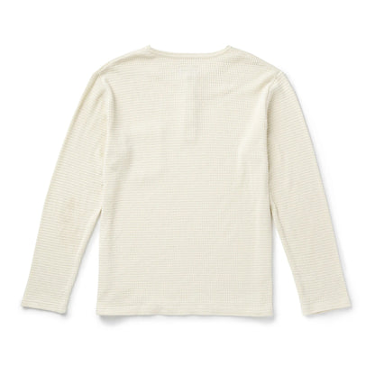 Seager Sawpit Henley Thermal LS - Vintage White