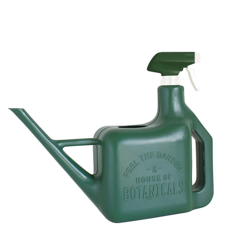 Watering Can with Spray Nozzle - Green