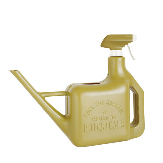 Watering Can with Spray Nozzle - Olive