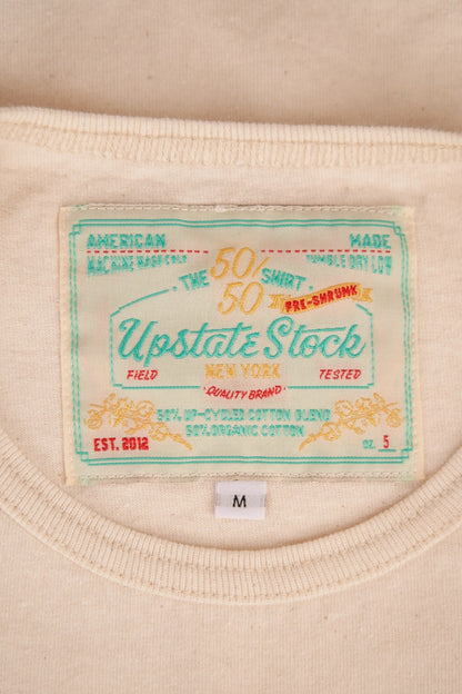 Upstate Stock 50/50 Upcycled Classic Tee - Natural