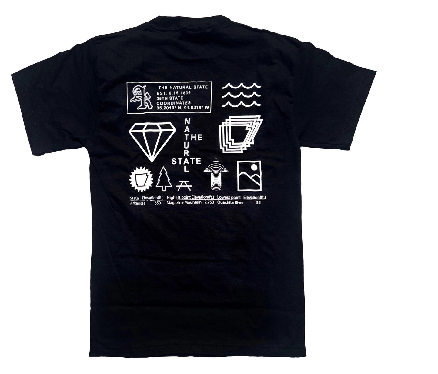 AR-T's Arkansas Icon Tee - Black