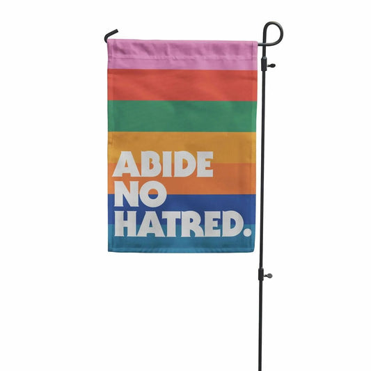 Bitter Southerner Abide No Hatred Garden Flag