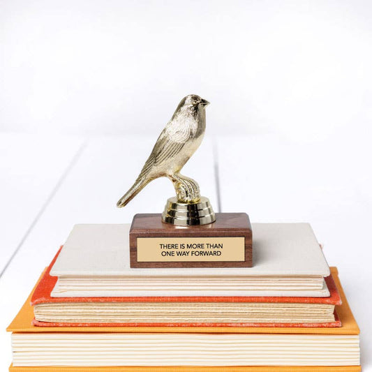 Jenni Earle - "THERE'S MORE THAN ONE WAY FORWARD" trophy