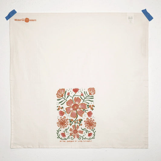 Loud Flower Art Co - In The Garden Kitchen Tea Towel