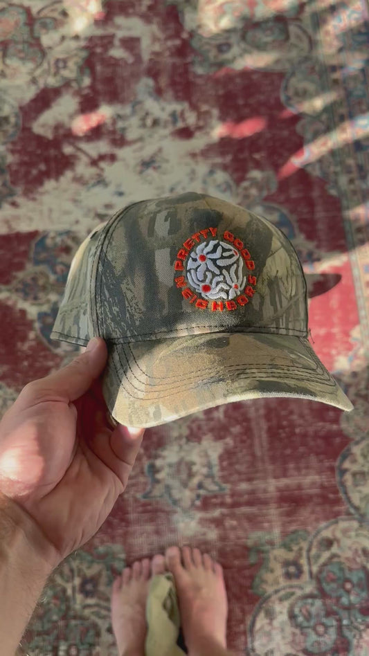 Pretty Good Neighbors Camo Dad Cap