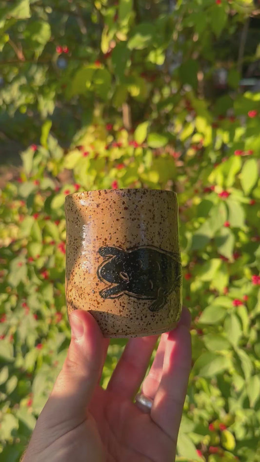 Spooky Ceramics - Tadpole Thumb Cup
