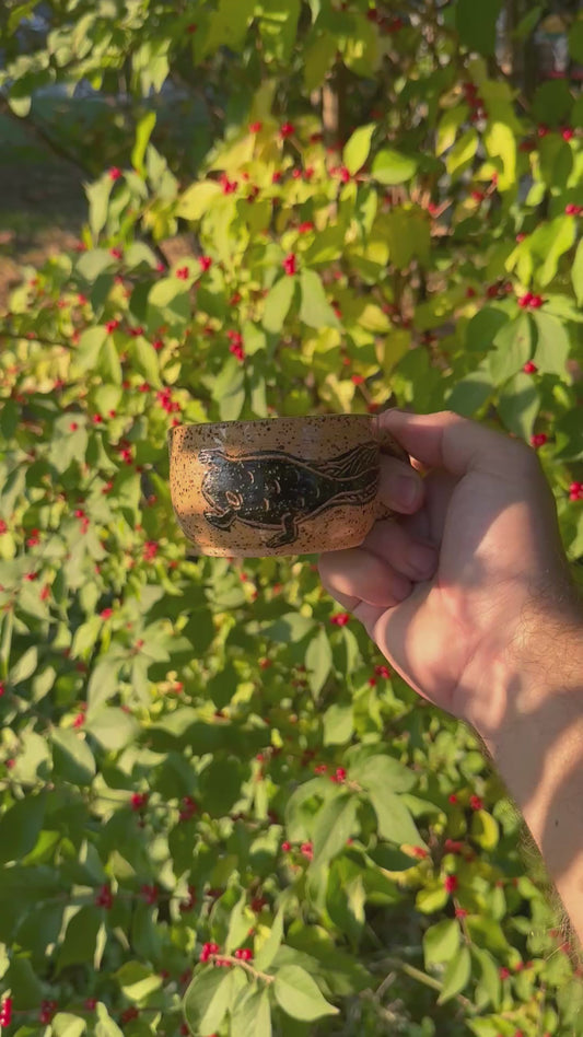 Spooky Ceramics - Tadpole Espresso Mug