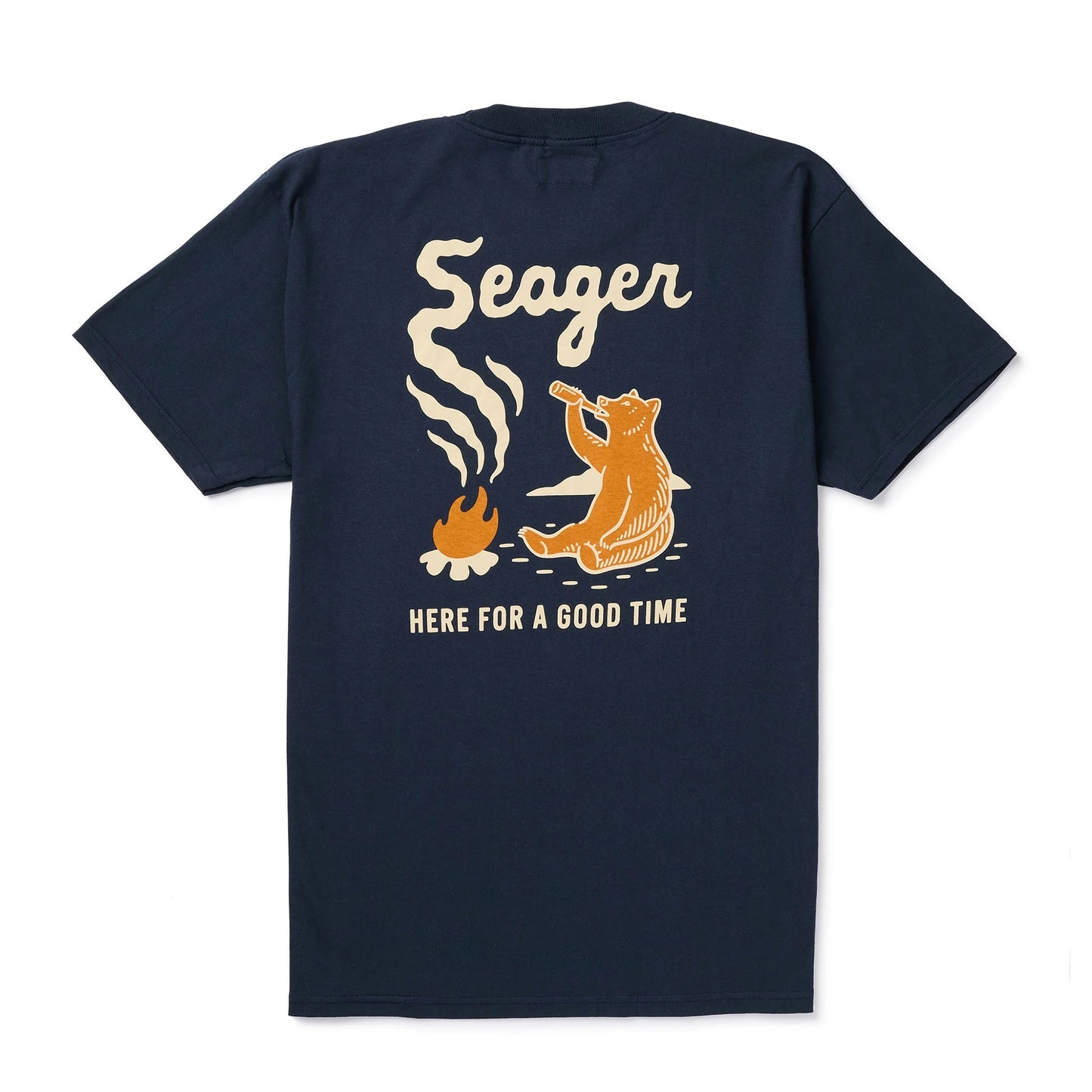 Seager Smokey Tee - Navy